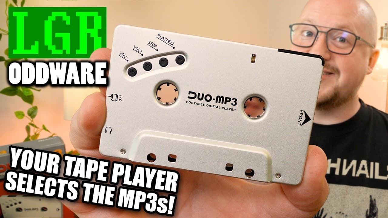 Digisette Duo - Odd Cassette Tape MP3 Player from 2000 — mealtime video thumbnail