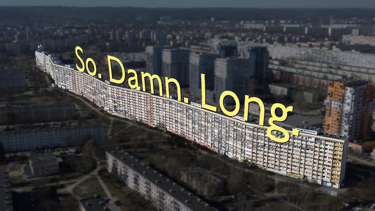 I visited the longest apartment building in Poland — mealtime video thumbnail