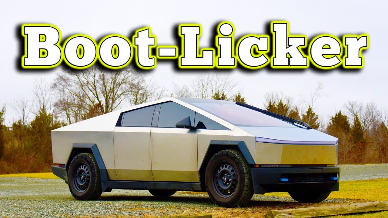 2025 Tesla Cybertruck: Regular Car Reviews — mealtime video thumbnail