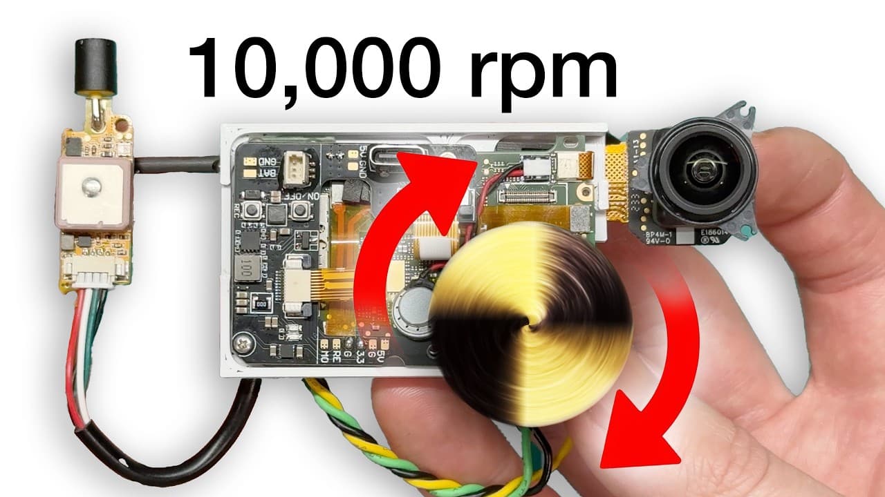 I Built a Gyroscope Stabilized Rocket Camera with GPS — mealtime video thumbnail