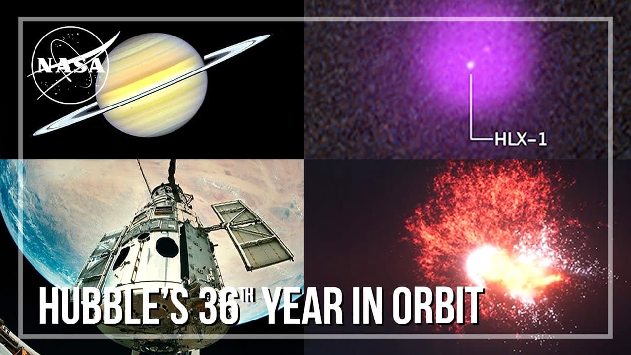 Hubble’s Highlights from its 36th Year in Orbit — mealtime video thumbnail
