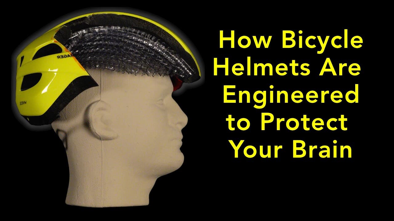 How Bicycle Helmets Are Engineered to Protect Your Brain — mealtime video thumbnail