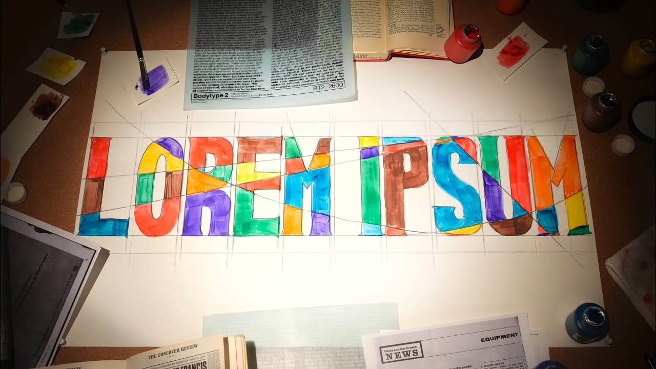 The Unsolved Mystery of Lorem Ipsum — mealtime video thumbnail