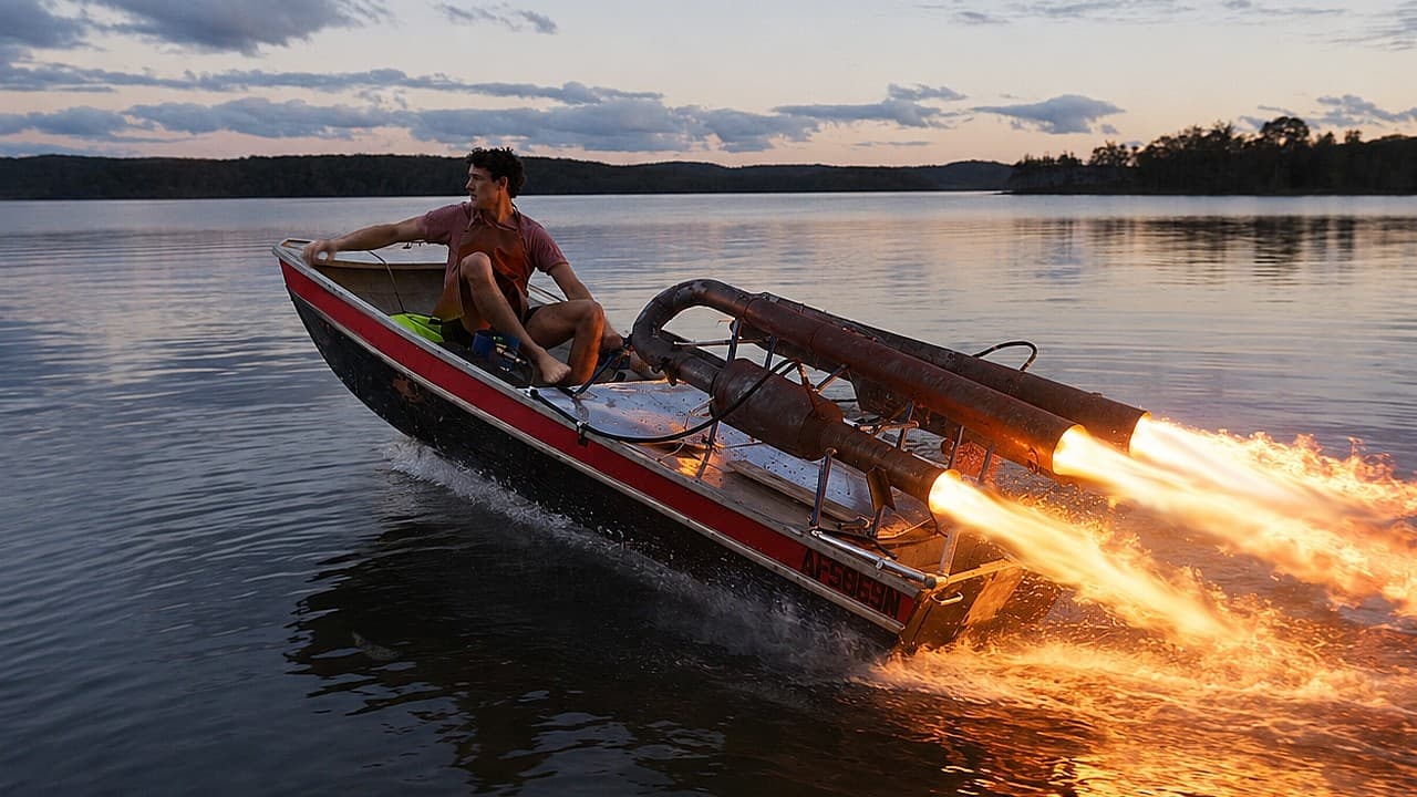 My Homemade Jet Boat Is Terrifying — mealtime video thumbnail