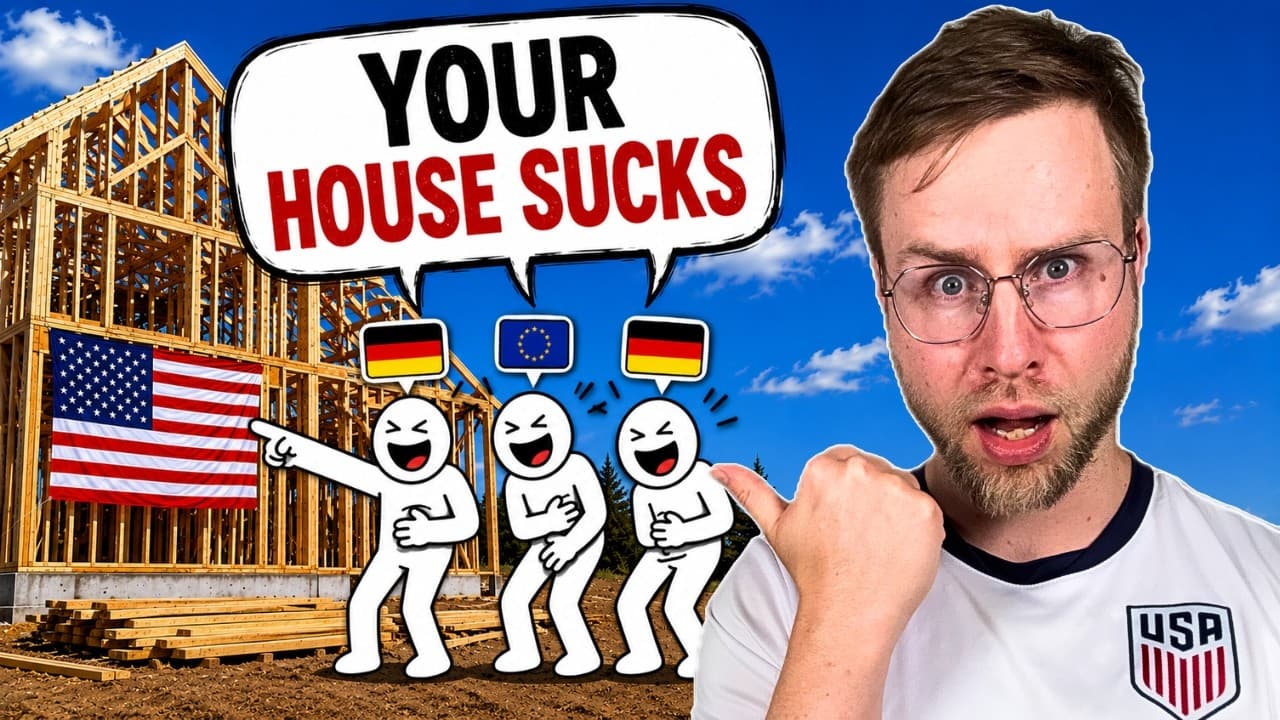 Germans Mock American Houses… But They’re Wrong — mealtime video thumbnail