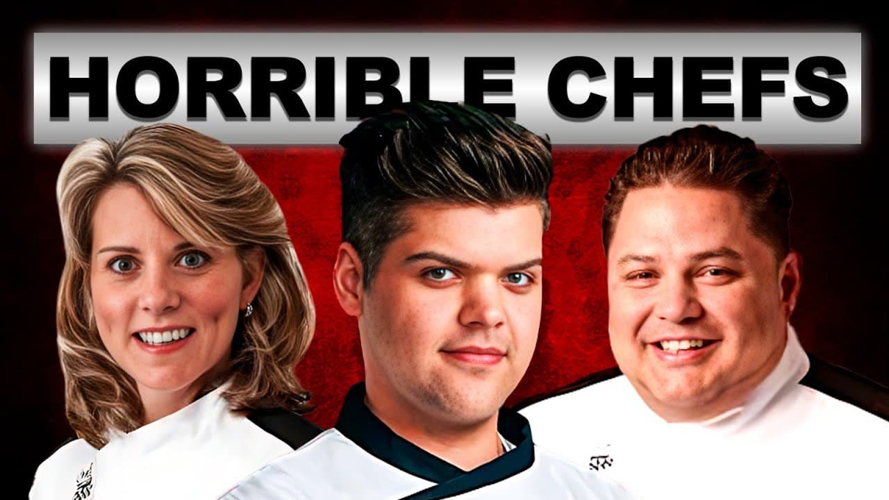TOP 10 Worst Chefs in Hell's Kitchen History — mealtime video thumbnail