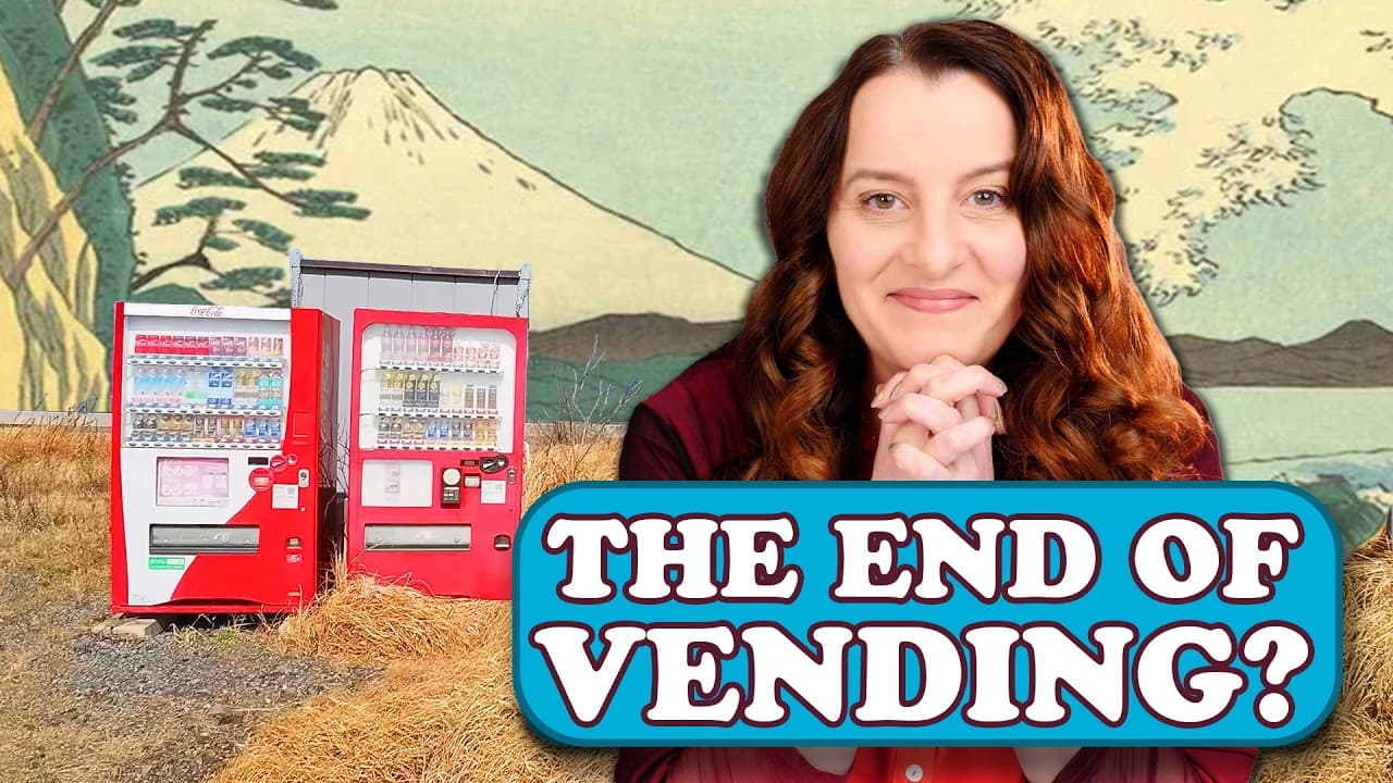 Japan’s Vending Machines Are Disappearing — Here’s Why — mealtime video thumbnail