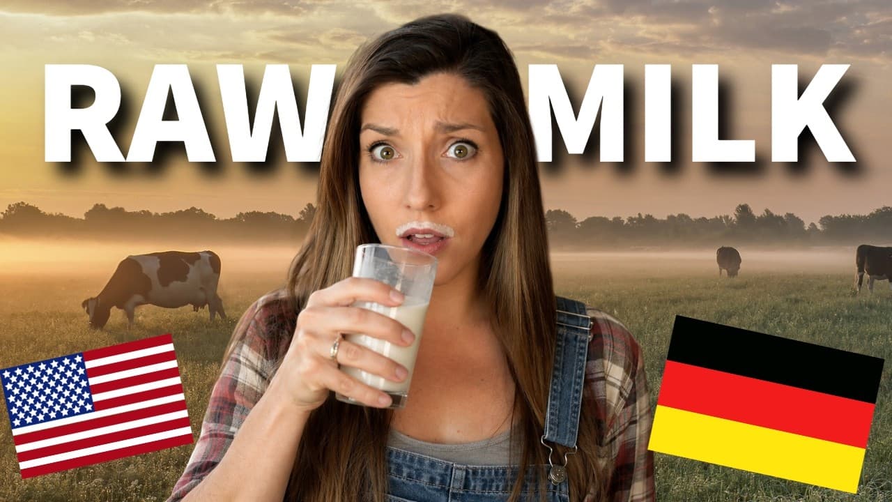 USA vs Germany: The Surprising Truth About Raw Milk — mealtime video thumbnail