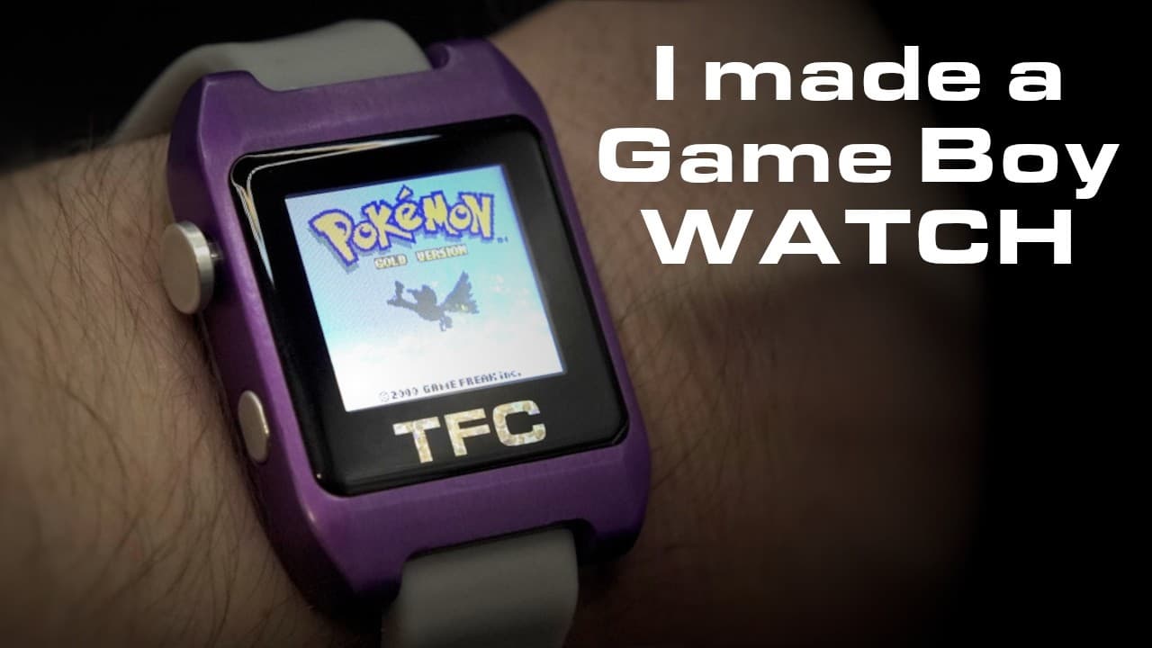 I turned the Game Boy Color into a WATCH — mealtime video thumbnail