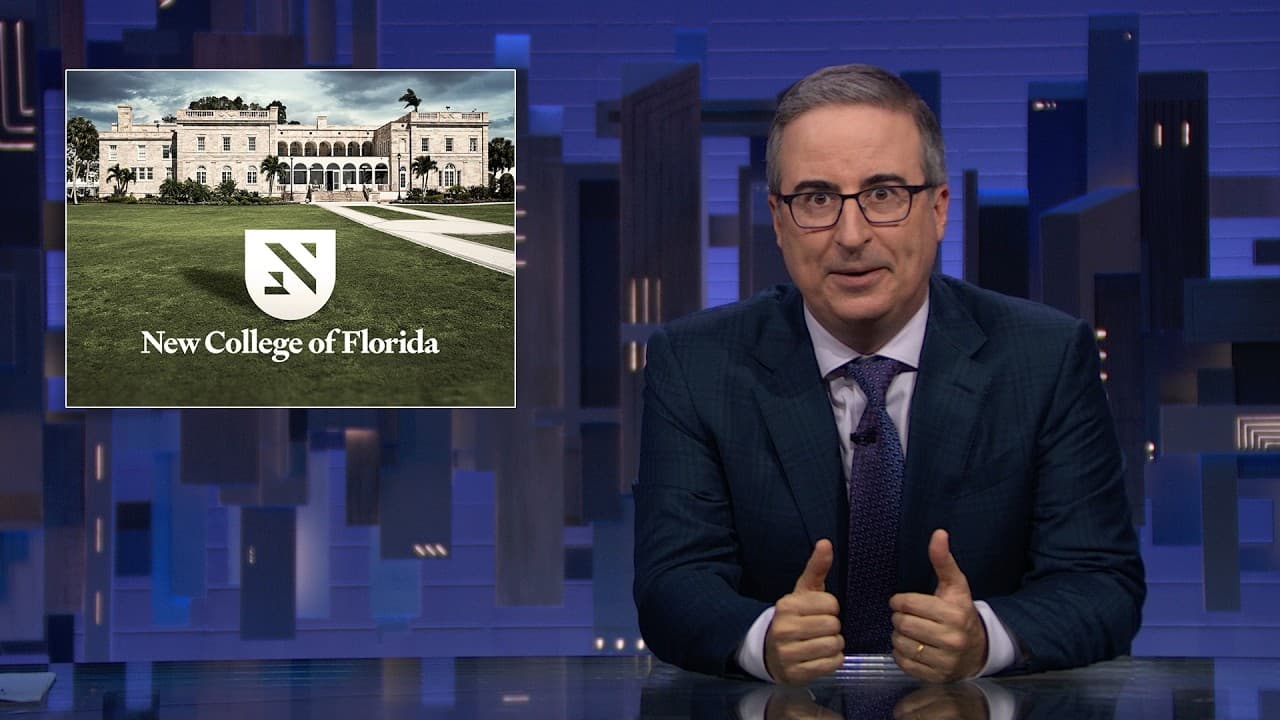 New College of Florida: Last Week Tonight with John Oliver (HBO) — mealtime video thumbnail